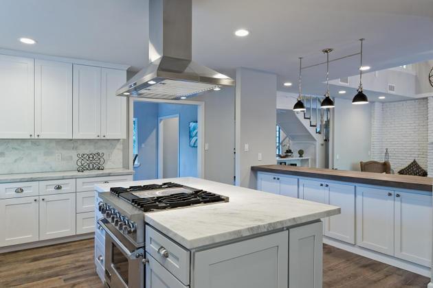 604 Gridley Road Ojai, CA 93023 - Photo 19 of 50 a kitchen with a sink a stove and refrigerator