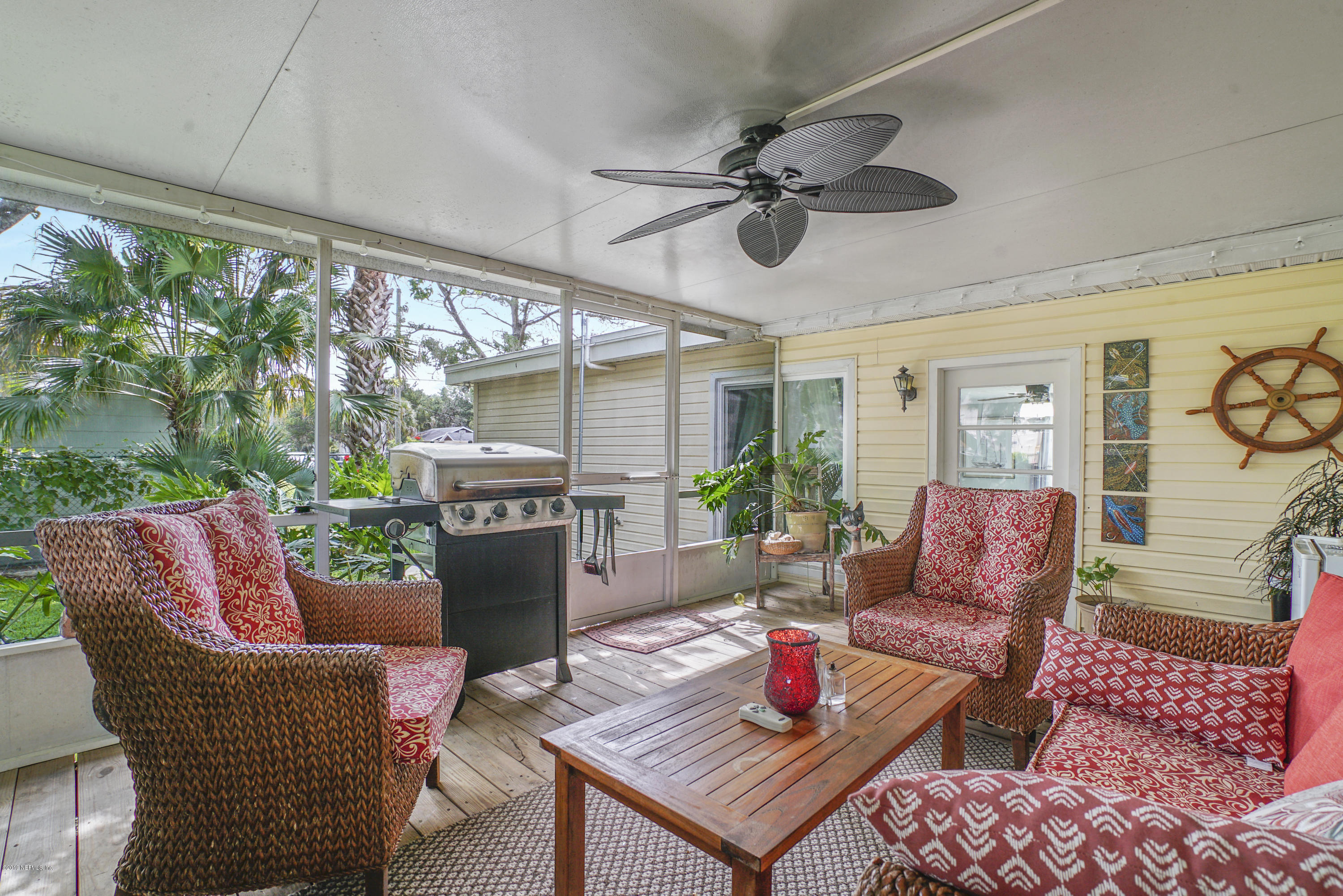 32 Dolphin Drive St. Augustine, FL 32080 - Photo 23 of 43 a outdoor space with furniture and garden view