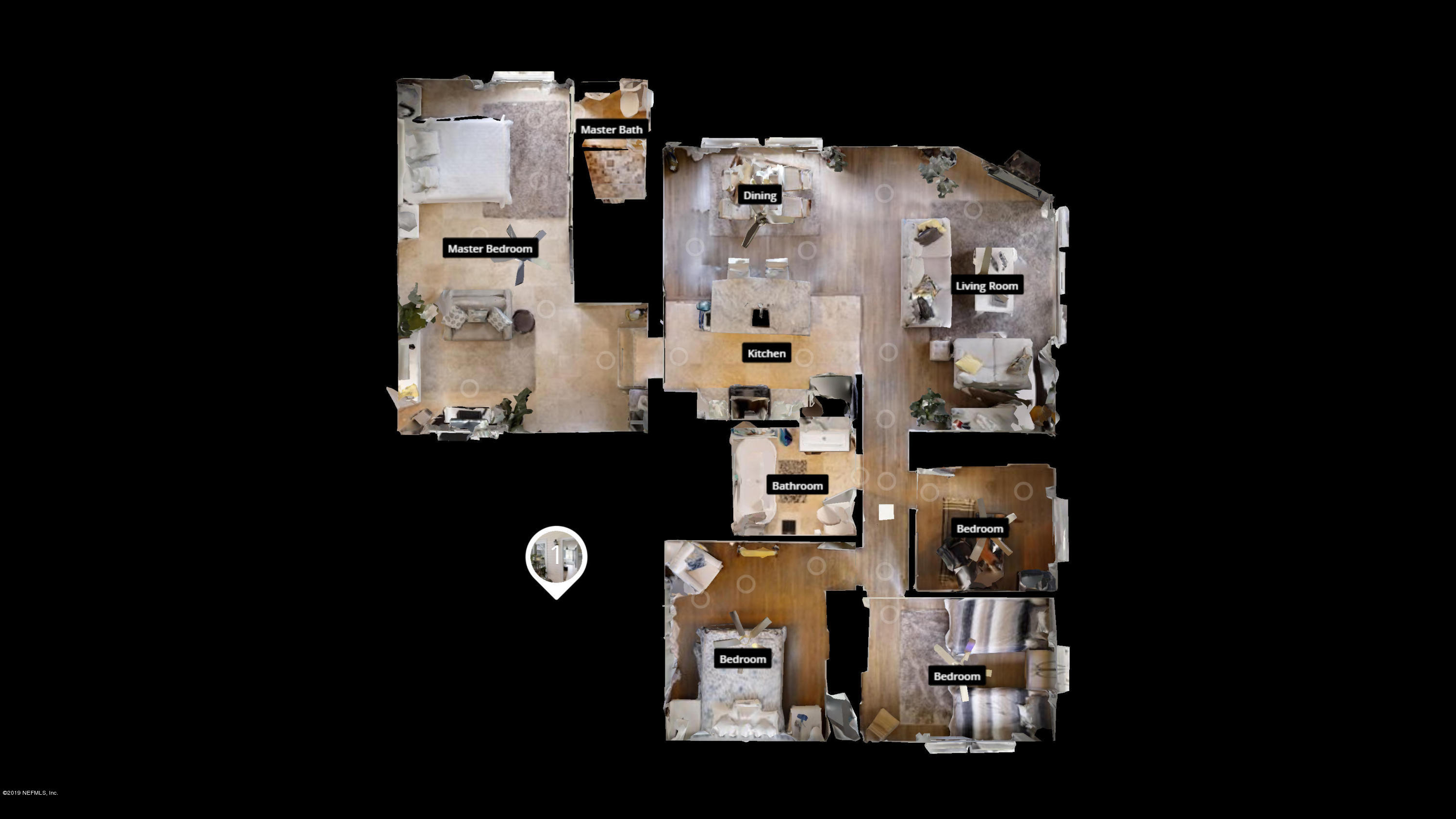 32 Dolphin Drive St. Augustine, FL 32080 - Photo 43 of 43 a aerial view of a house with table and chairs