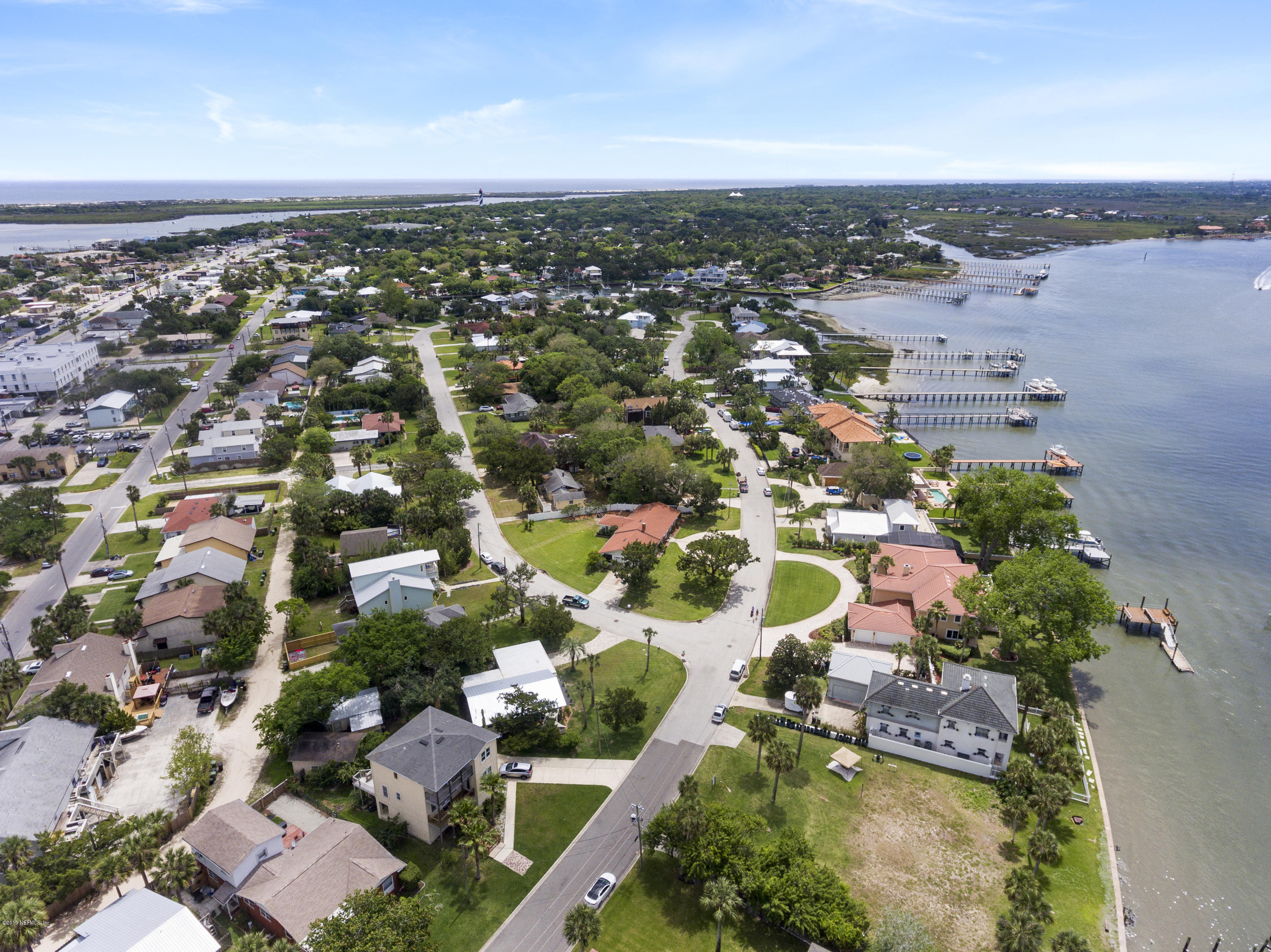 32 Dolphin Drive St. Augustine, FL 32080 - Photo 35 of 43 an aerial view of residential houses with outdoor space