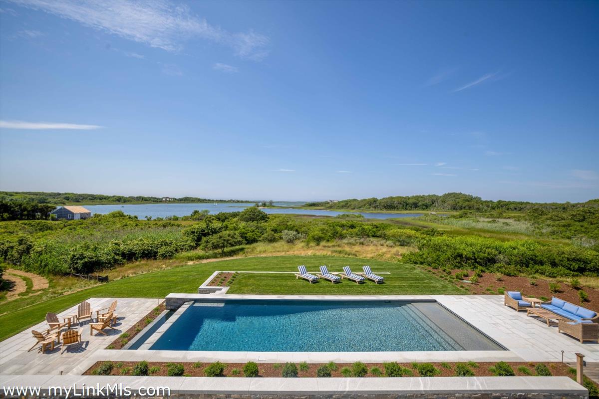 256 Polpis Road Nantucket, MA 02554 - Photo 19 of 30 a view of an outdoor space yard lake and outdoor seating