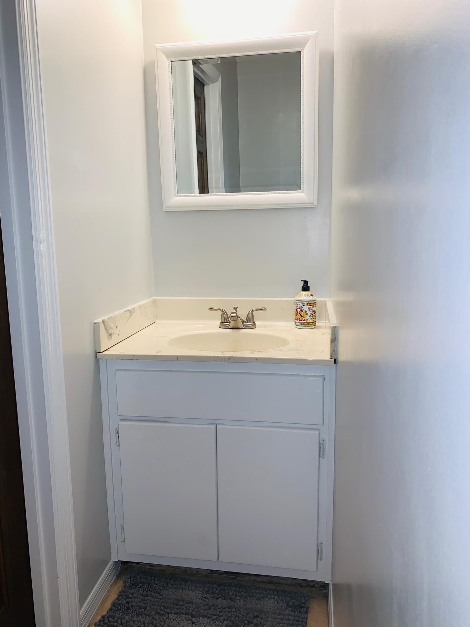 5846 Dairy Road Baker, FL 32531 - Photo 25 of 68 a bathroom with a sink and a mirror