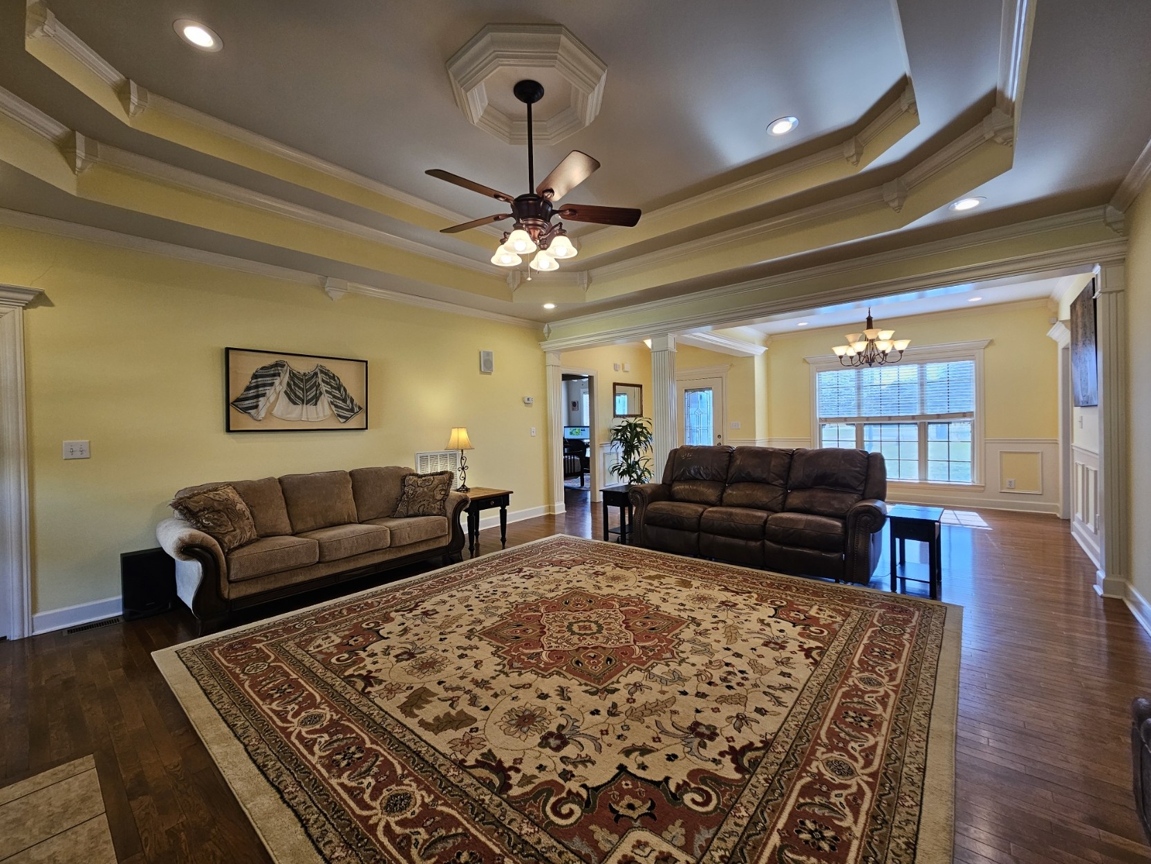 26121 Pheasant Run Ardmore, TN 38449 - Photo 12 of 46 a living room with furniture rug and wooden floor