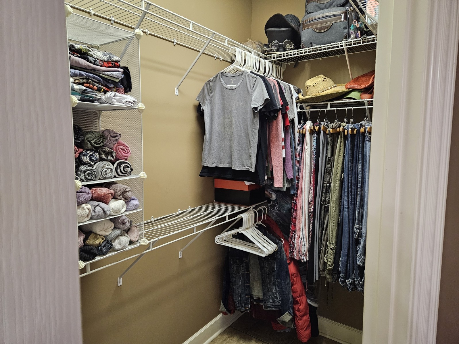 26121 Pheasant Run Ardmore, TN 38449 - Photo 36 of 46 a view of walk in closet with clothes and shoes