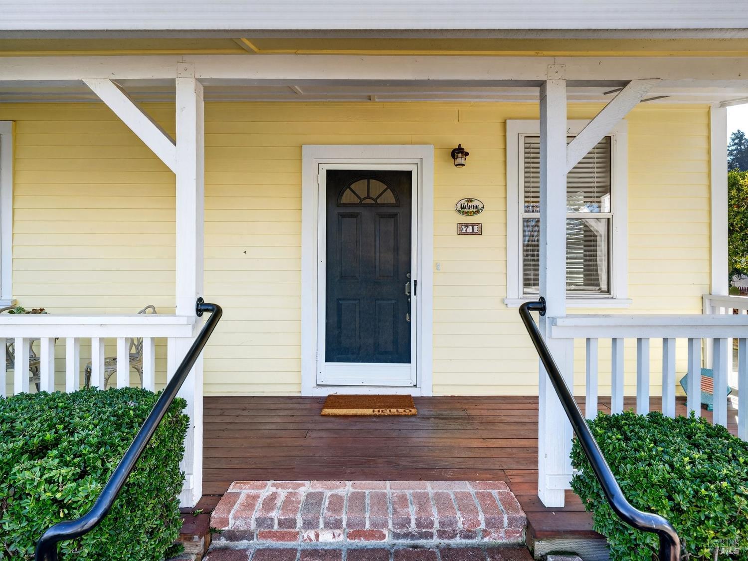 71 Crowell Street Geyserville, CA 95441 - Photo 1 of 42 a view of front door of house with stairs