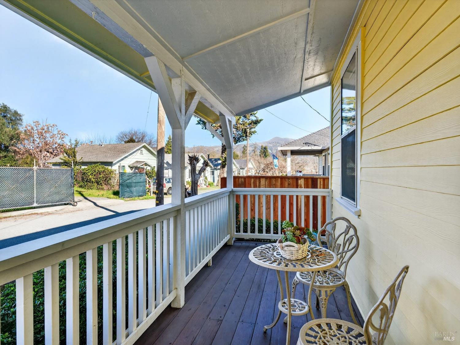 71 Crowell Street Geyserville, CA 95441 - Photo 29 of 42 a view of a chairs and table in the balcony