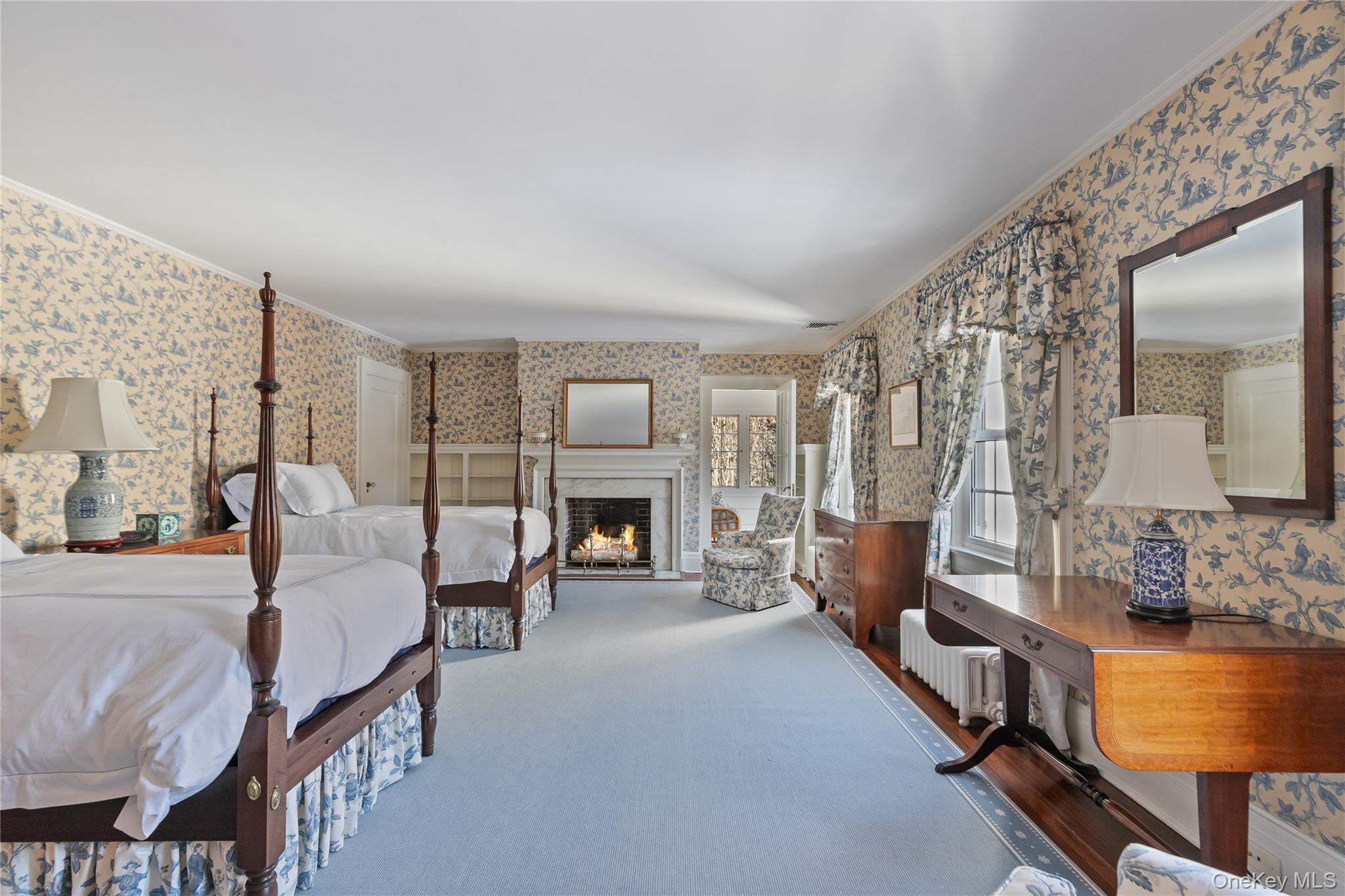 36 Revolutionary Road Briarcliff Manor, NY 10510 - Photo 28 of 50 bedroom with fireplace