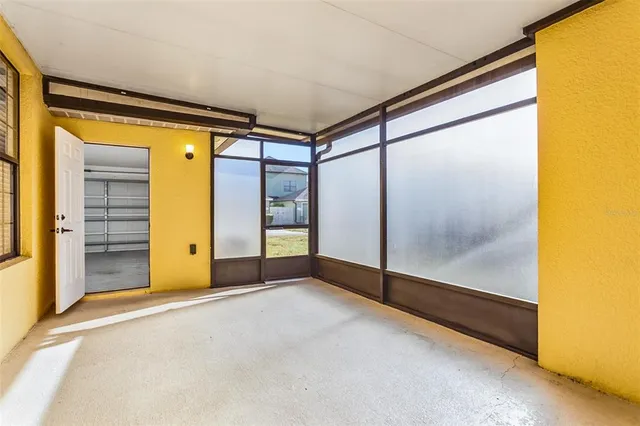 a view of an empty room