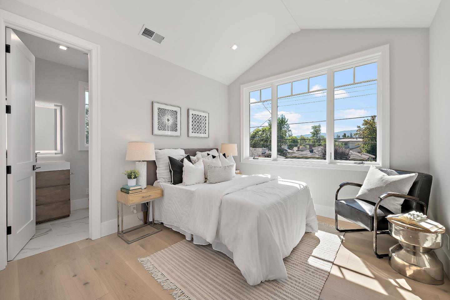 263 Belmont Avenue Redwood City, CA 94061 - Photo 28 of 32 a bedroom with a bed and a window