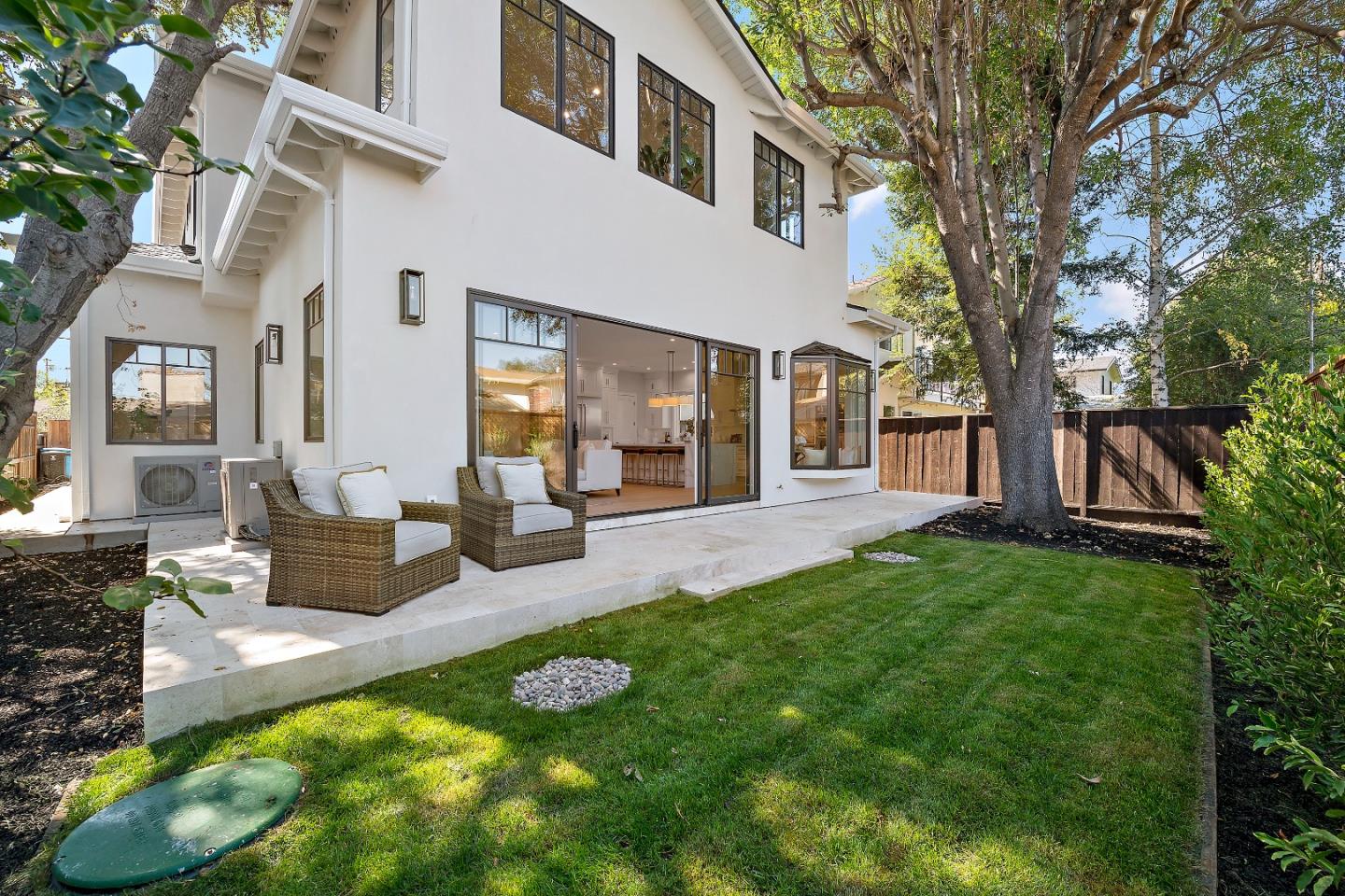 263 Belmont Avenue Redwood City, CA 94061 - Photo 31 of 32 a view of a house with backyard and sitting area