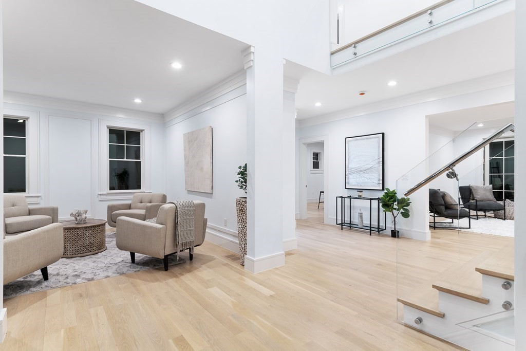 480 Dudley Road Newton, MA 02459 - Photo 13 of 35 a living room with furniture and a large window