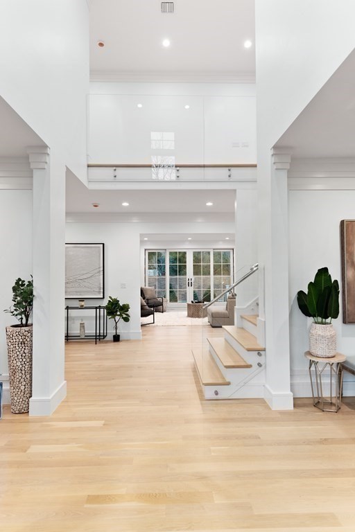 480 Dudley Road Newton, MA 02459 - Photo 14 of 35 a view of a livingroom with furniture and staircase