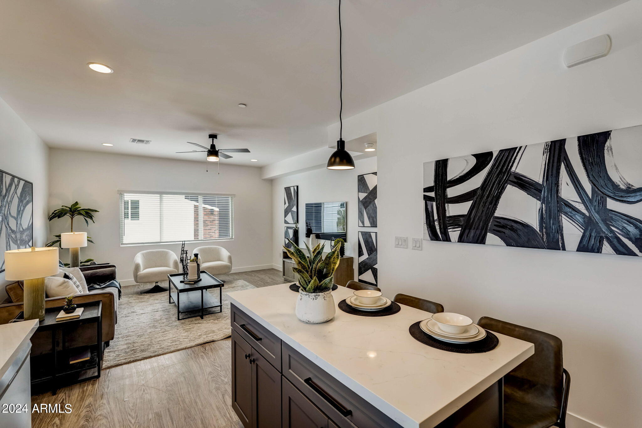 3645 East Earll Drive, Unit 15 Phoenix, AZ 85018 - Photo 5 of 27 a kitchen with sink and cabinets