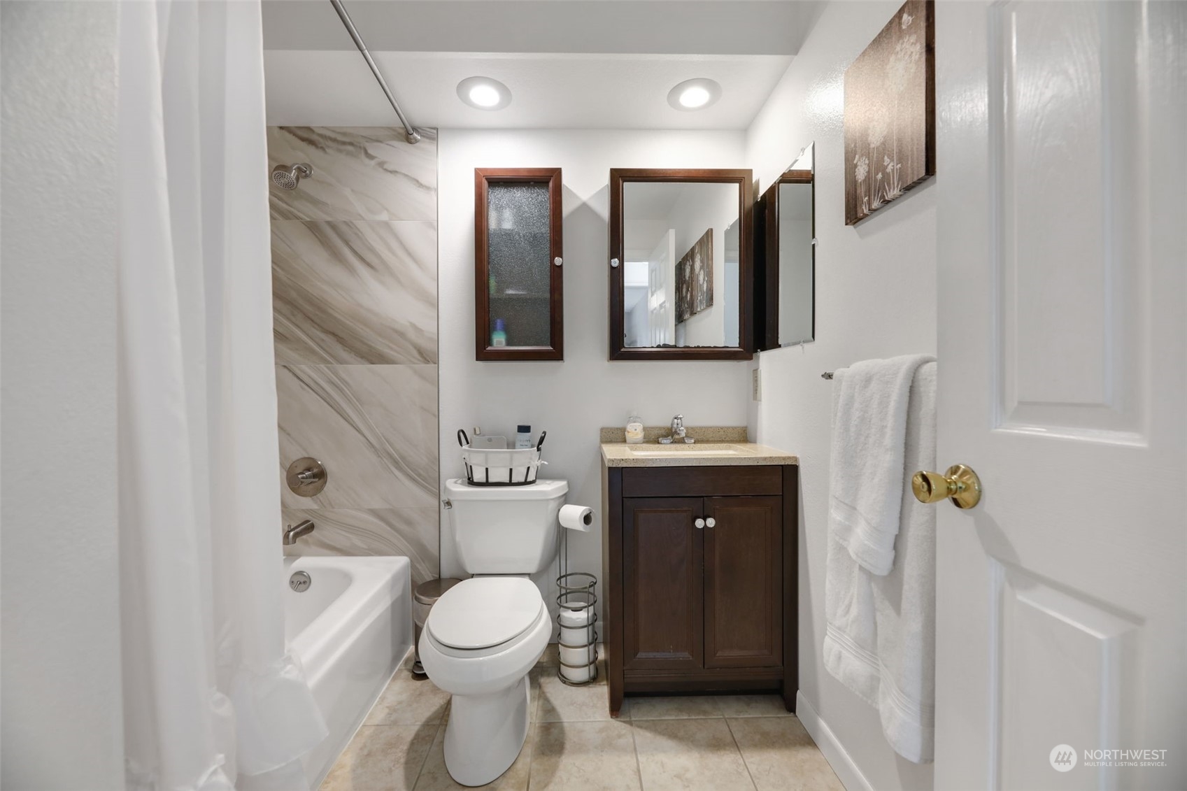 525 222nd Street Southwest Bothell, WA 98021 - Photo 13 of 25 a bathroom with a toilet sink vanity and mirror