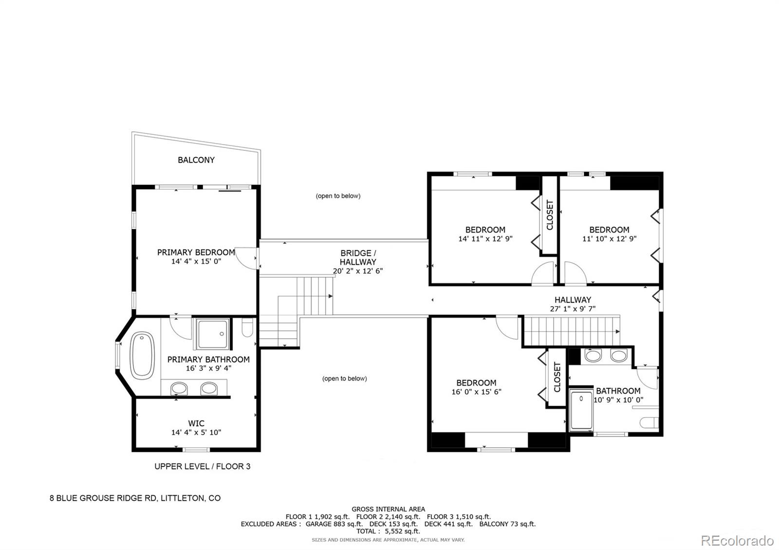 8 Blue Grouse Ridge Road Littleton, CO 80127 - Photo 48 of 49 a picture of a bench in room