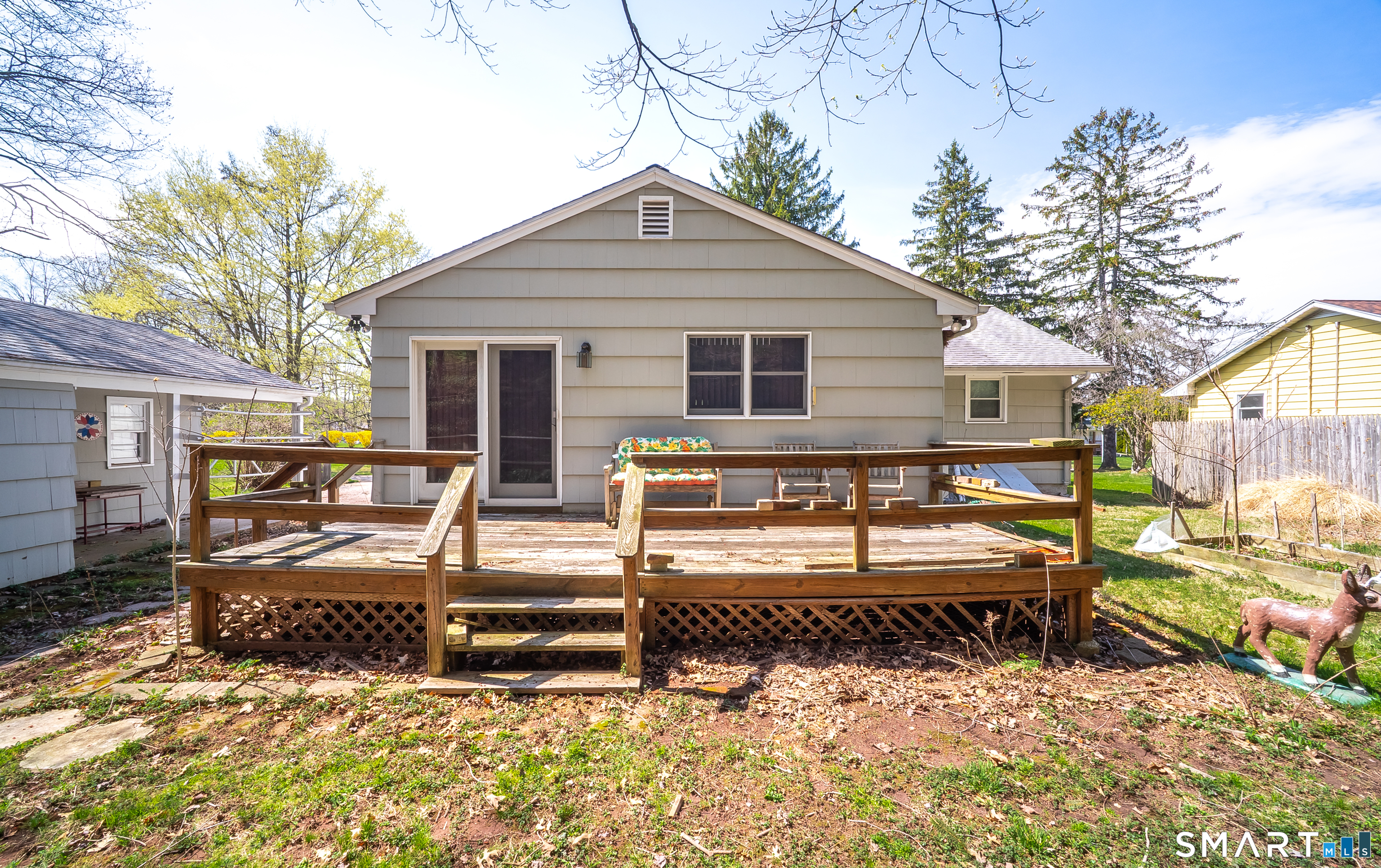 127 Bee Street Meriden, CT 06450 - Photo 28 of 32 a view of house with outdoor seating area