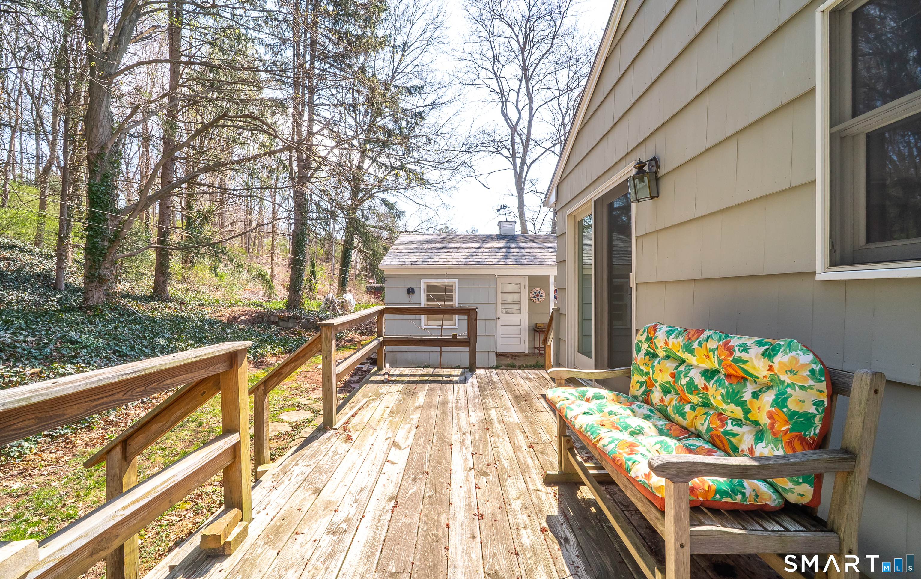 127 Bee Street Meriden, CT 06450 - Photo 29 of 32 a view of balcony with two chairs and a table