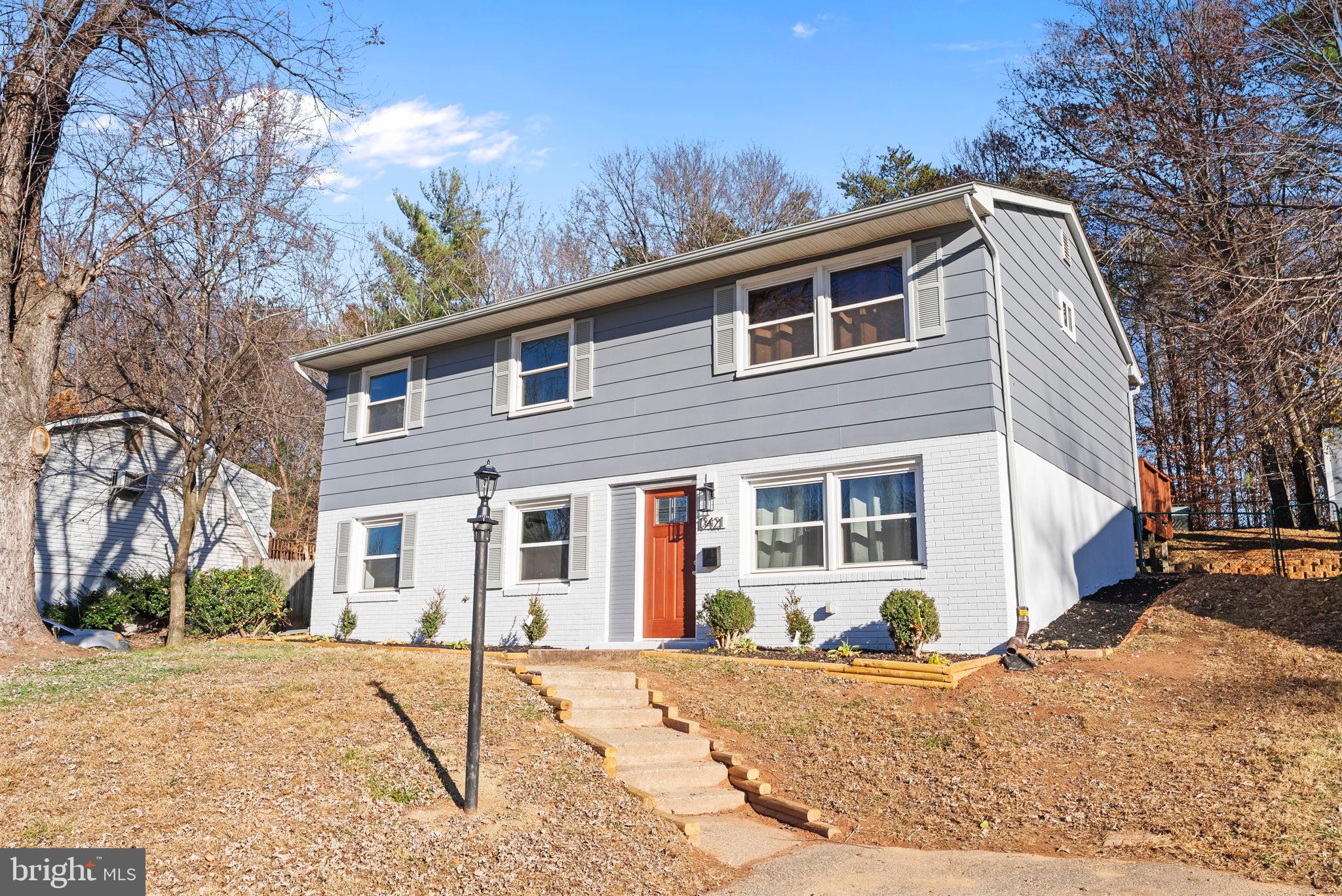 a view of a house with a patio