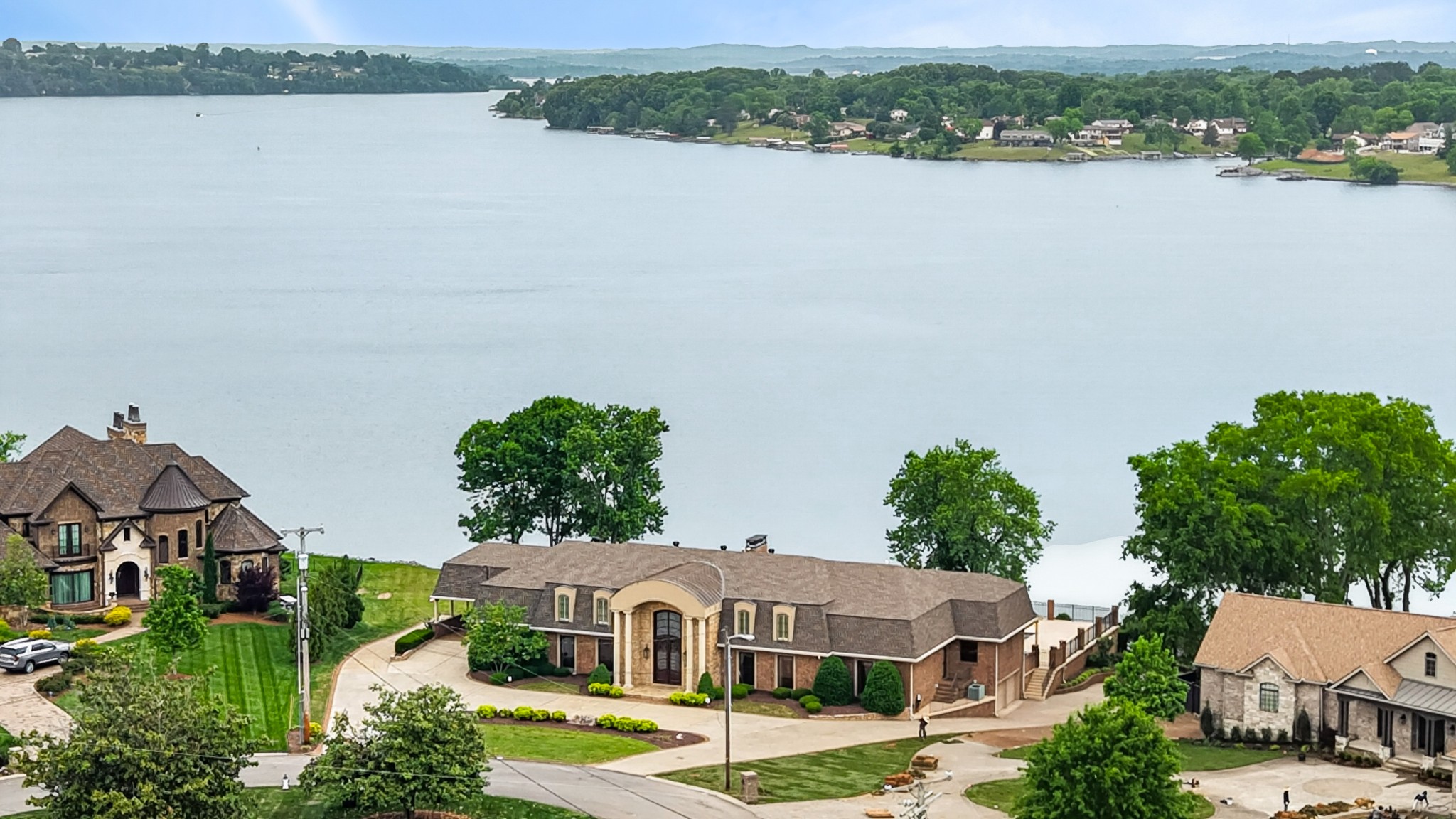 101 Kennett Road Old Hickory, TN 37138 - Photo 6 of 100 an aerial view of a house with a lake view