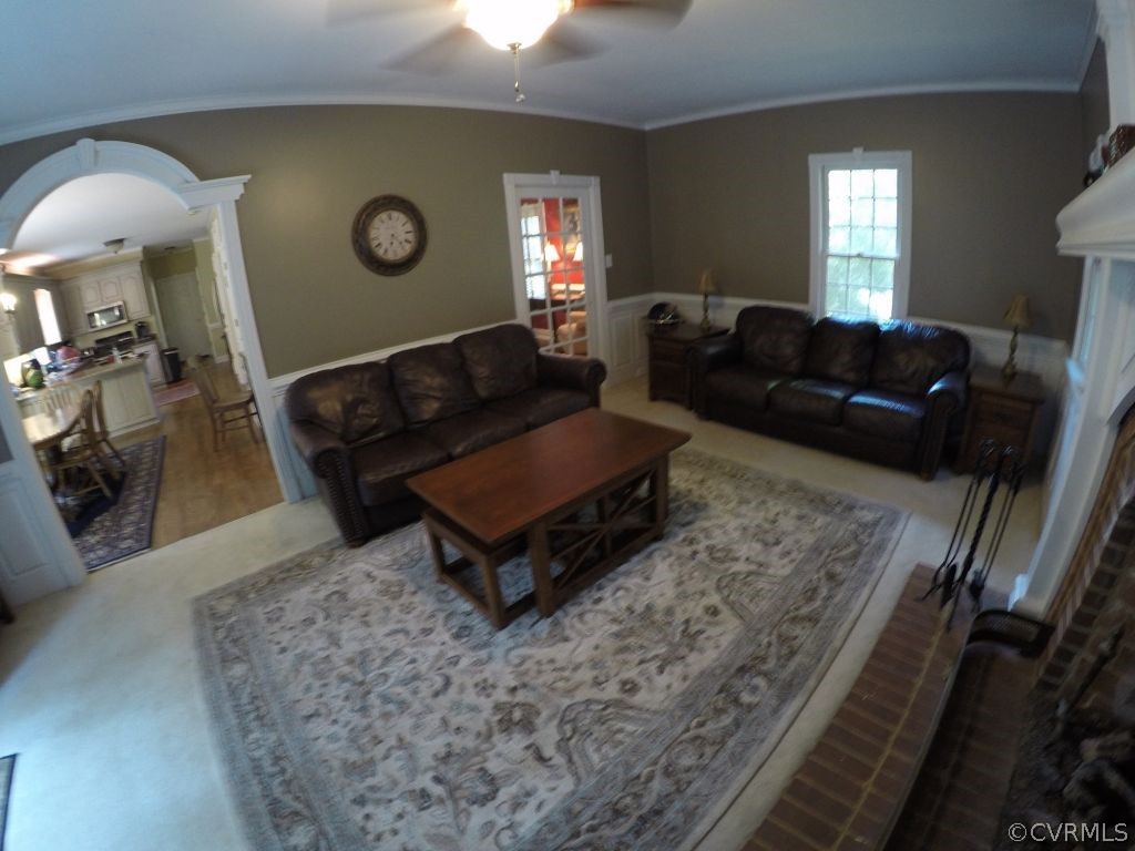 14101 Princess Mary Road Chesterfield, VA 23838 - Photo 5 of 44 a living room with furniture and a mirror