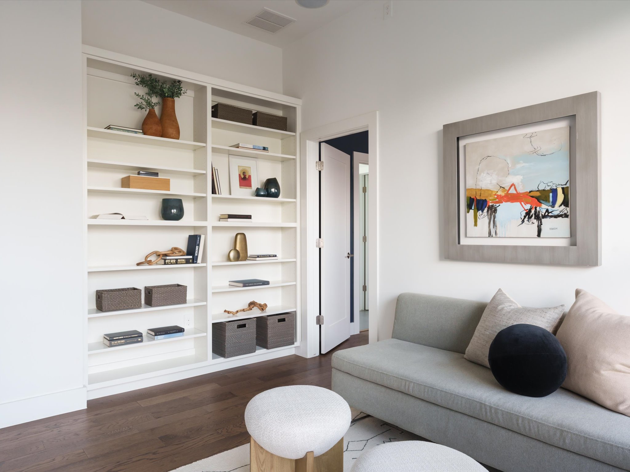 615 Jewell Street Austin, TX 78704 - Photo 10 of 25 Sophisticated built-ins are ready for your book collection and decor.