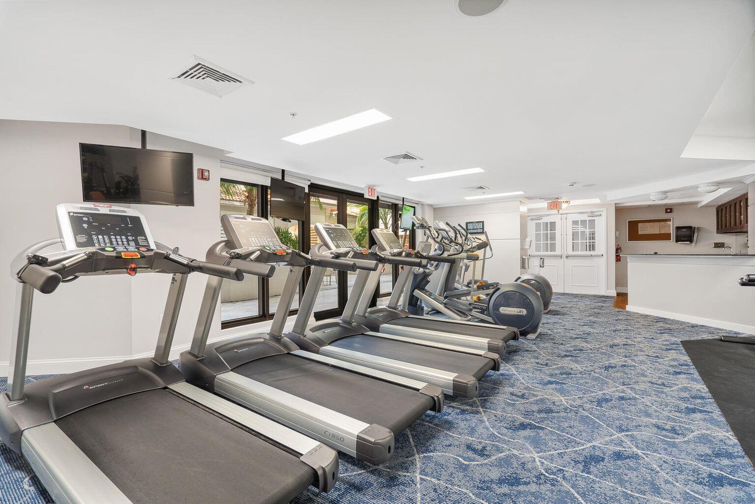 801 South Olive Avenue, Unit 435 West Palm Beach, FL 33401 - Photo 30 of 33 a view of a room with gym equipment