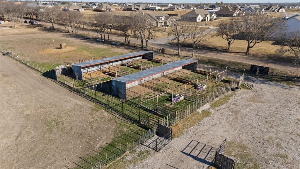 500 County Road 1105 Rio Vista, TX 76093 - Photo 17 of 23 an aerial view of a house with a yard