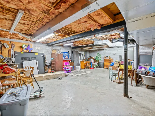 a view of storage and utility room