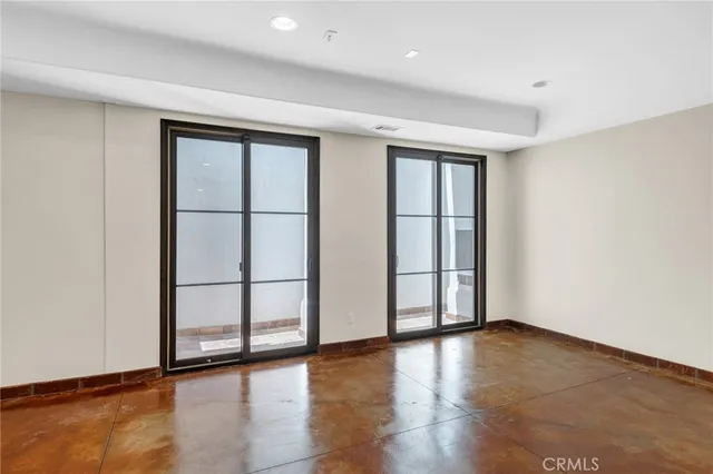 a view of an empty room