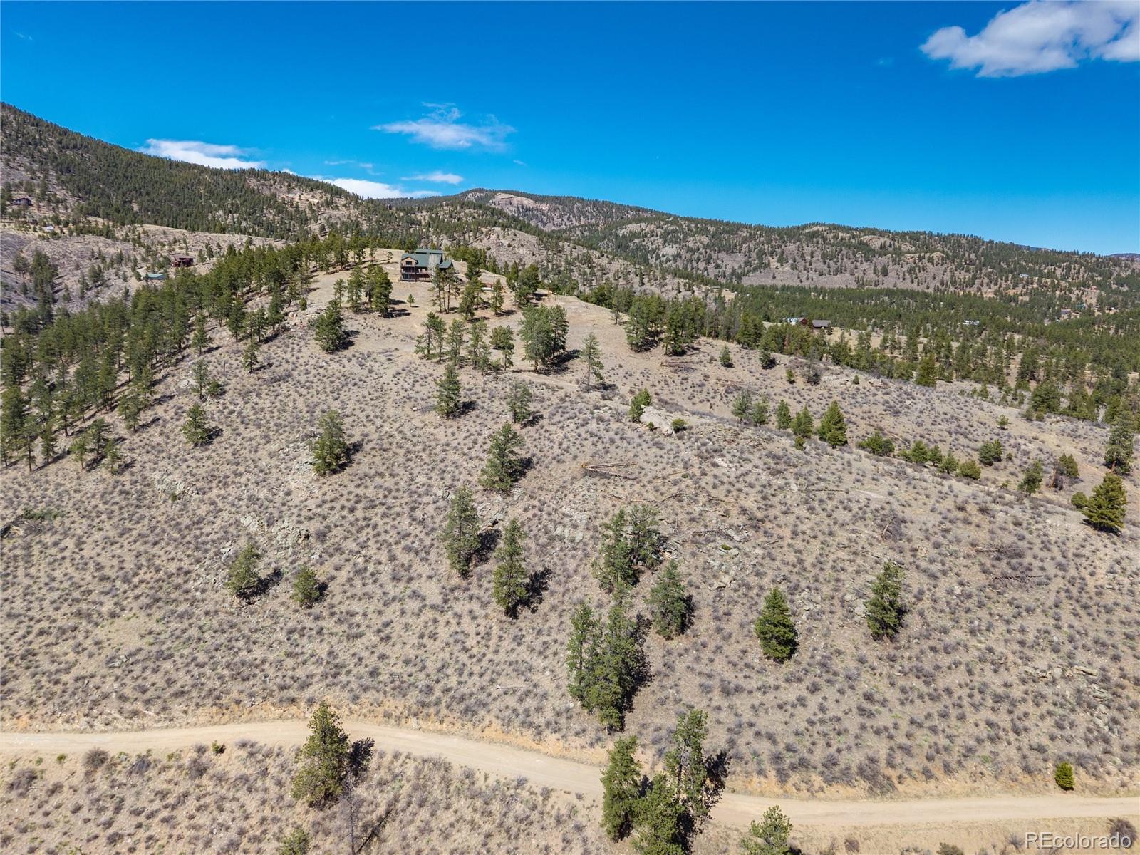 12 A Bailey Estates Bailey, CO 80421 - Photo 6 of 36 a view of a dry yard with mountains in the background
