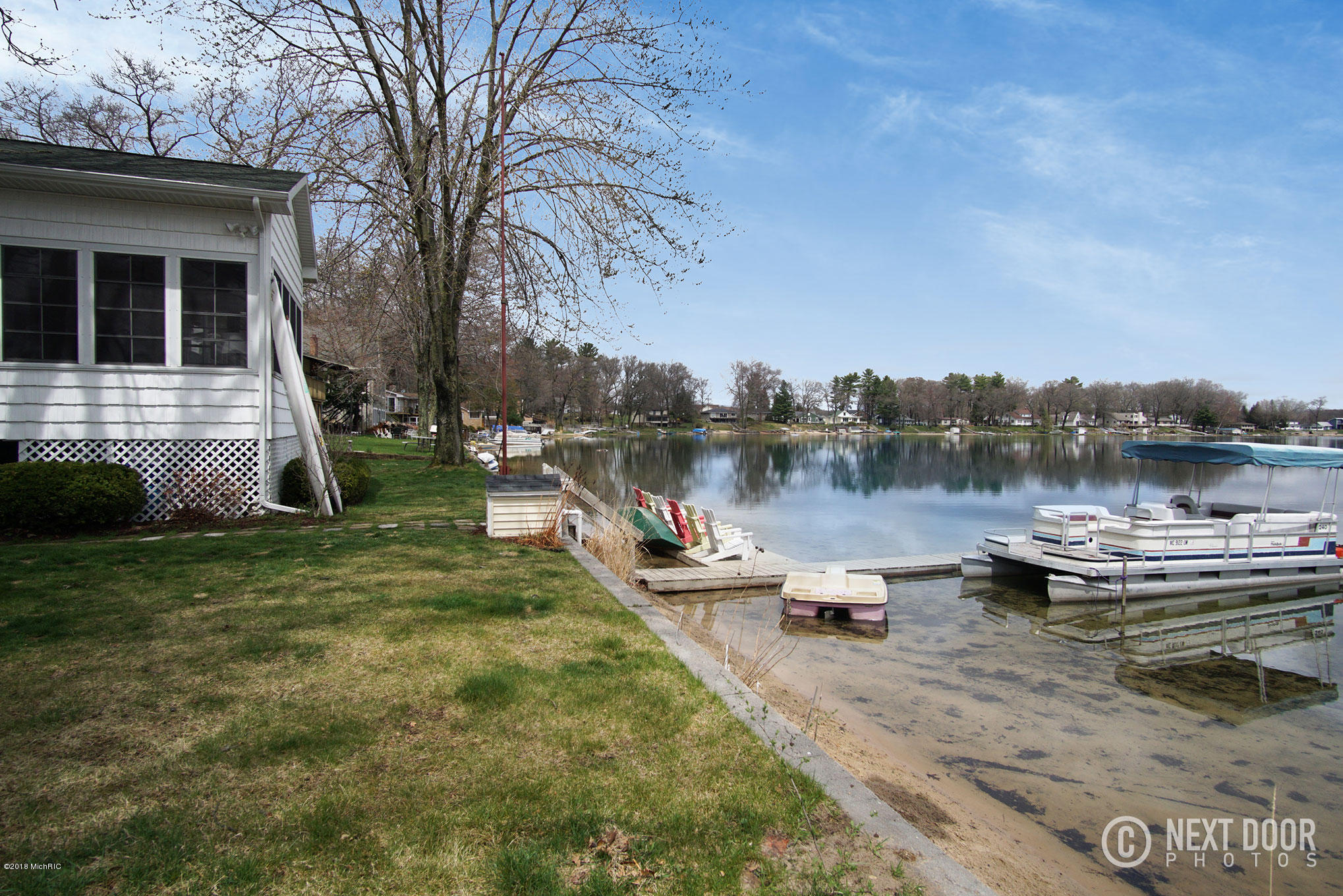 6410 Middle Lake Road Twin Lake, MI 49457 - Photo 69 of 99 116' of waterfront