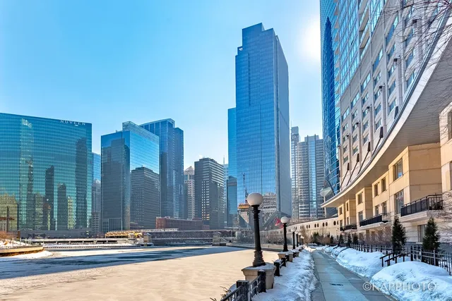 a view of a tall building