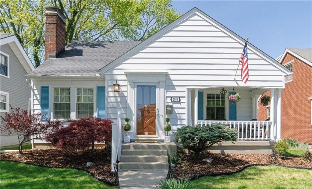 2105 Shroyer Road Dayton, OH 45419 - Photo 2 of 35 This charming home offers a welcoming front porch, mature landscaping, and classic architectural details.
