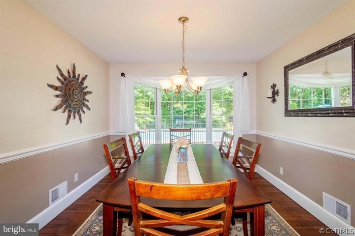 2400 Butler Road Beaverdam, VA 23015 - Photo 18 of 46 a view of a dining room with furniture window and outside view