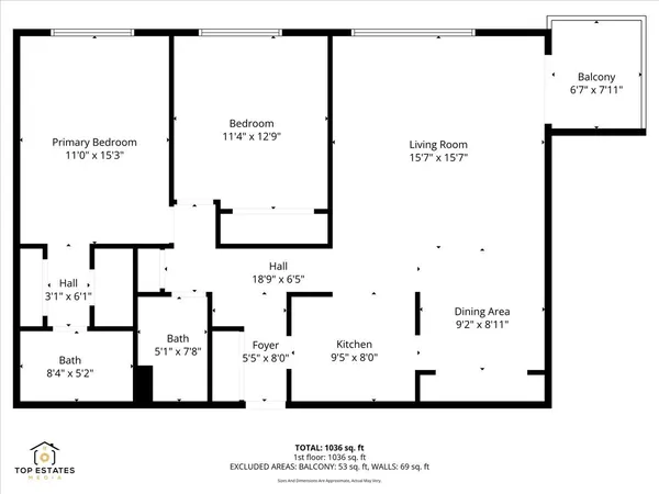 a city view with tall buildings