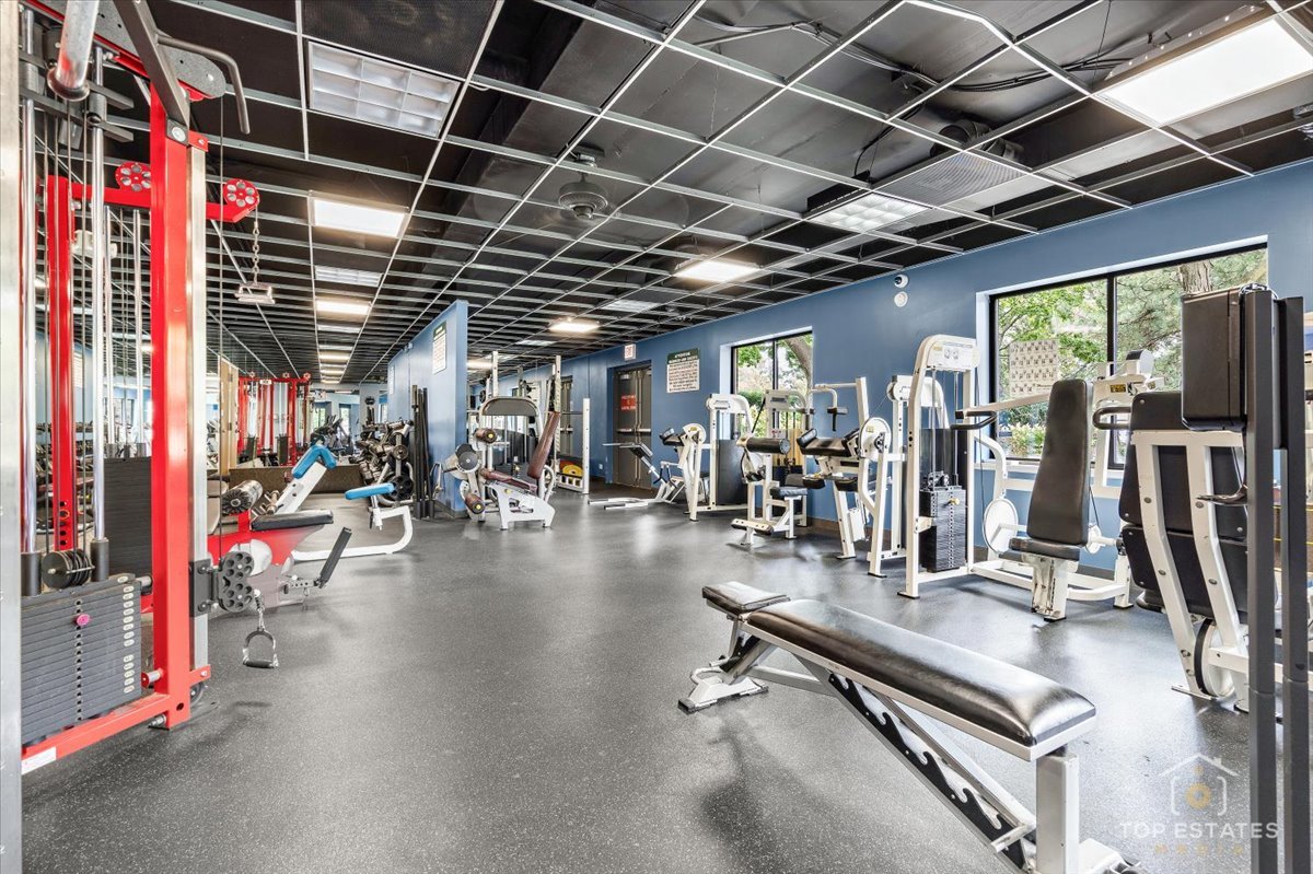1107 South Old Wilke Road, Unit 208 Rolling Meadows, IL 60005 - Photo 37 of 43 a view of a room with gym equipment