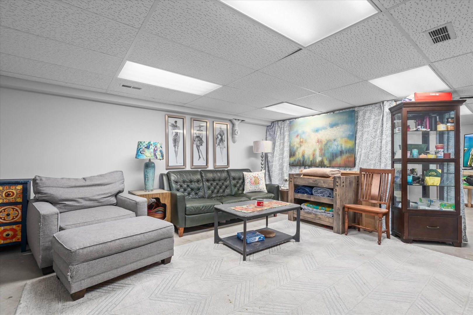 4461 Highway 23 Leland, IL 60531 - Photo 20 of 28 a living room with furniture and a large window