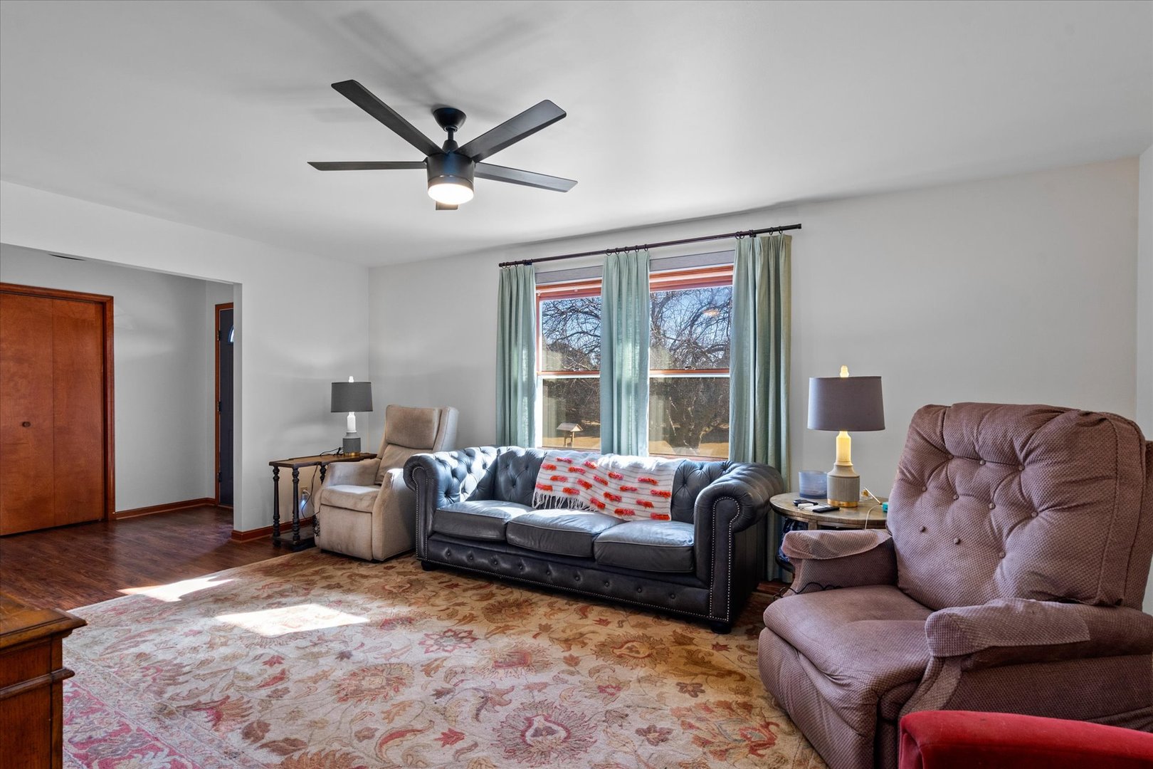 4461 Highway 23 Leland, IL 60531 - Photo 6 of 28 a living room with furniture and a large window