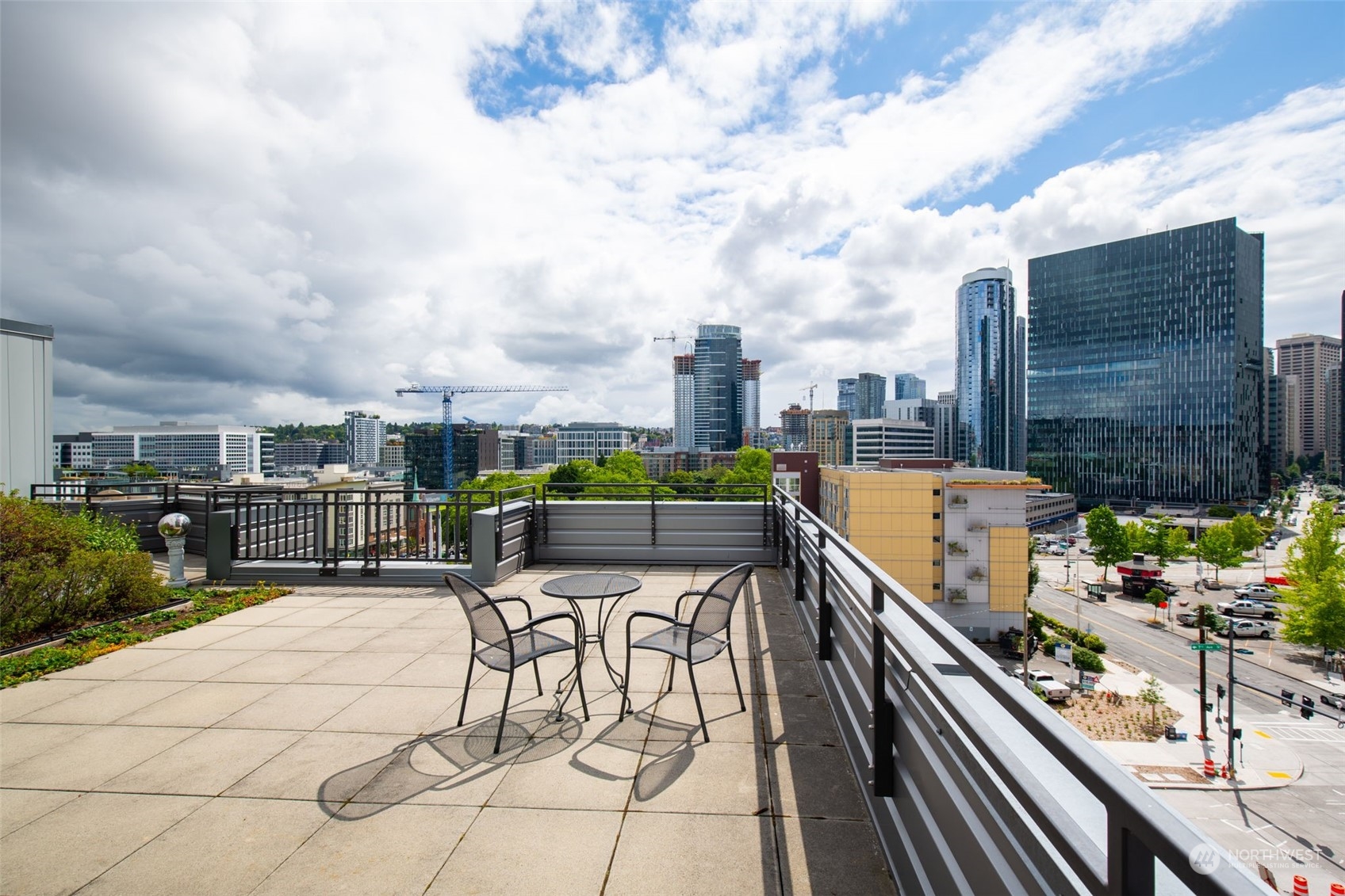 699 John Street, Unit 209 Seattle, WA 98109 - Photo 23 of 28 a view of a terrace with furniture