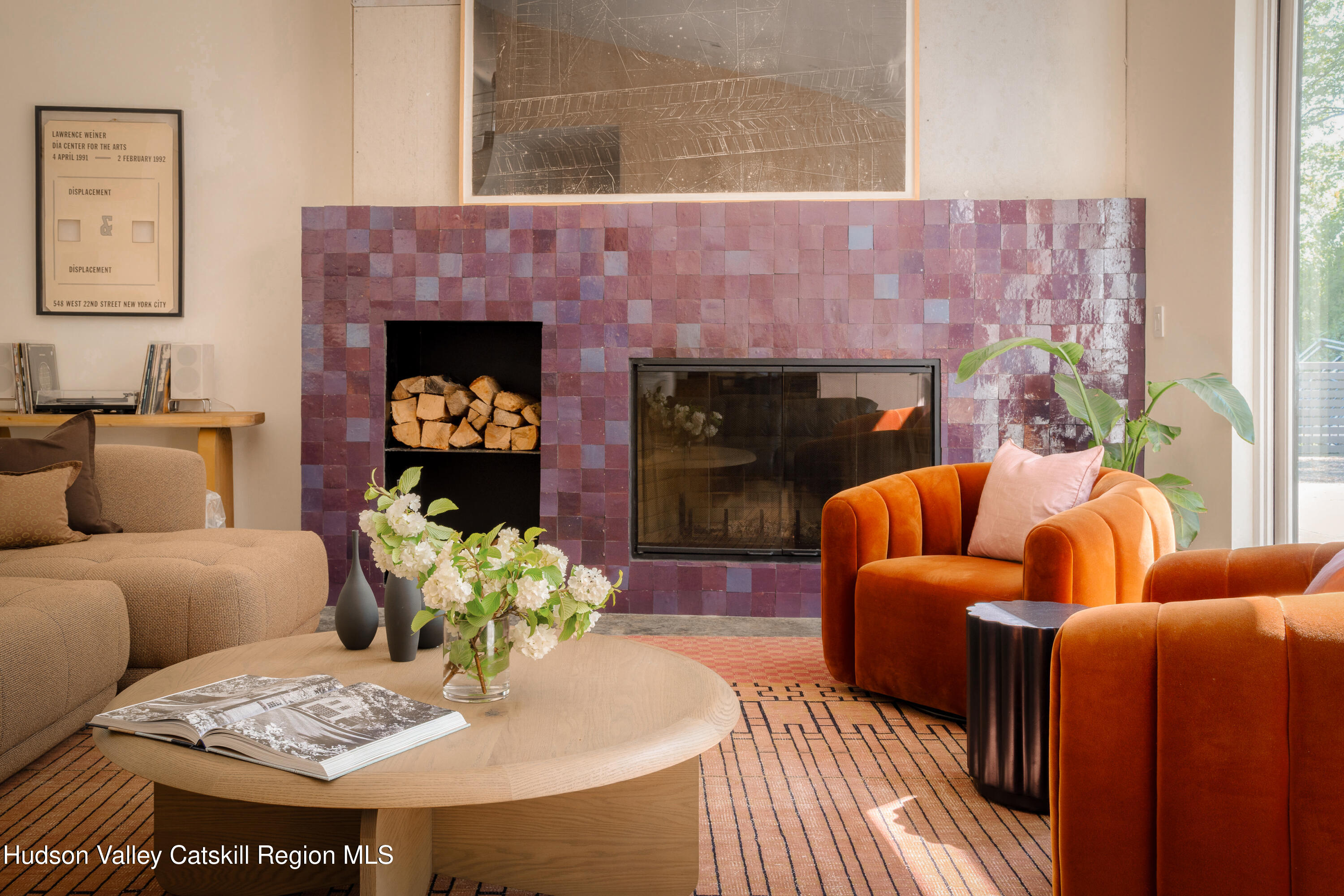 54 Langridge Road Tivoli, NY 12583 - Photo 9 of 40 a living room with furniture and a fireplace