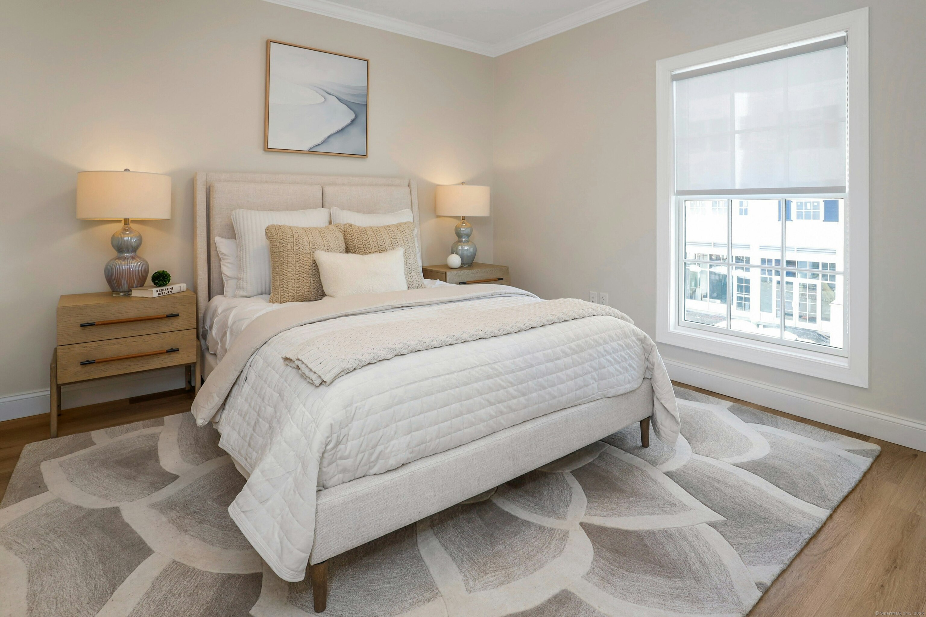 440 Heights Road, Unit 205 Darien, CT 06820 - Photo 7 of 15 a bedroom with a bed and a window