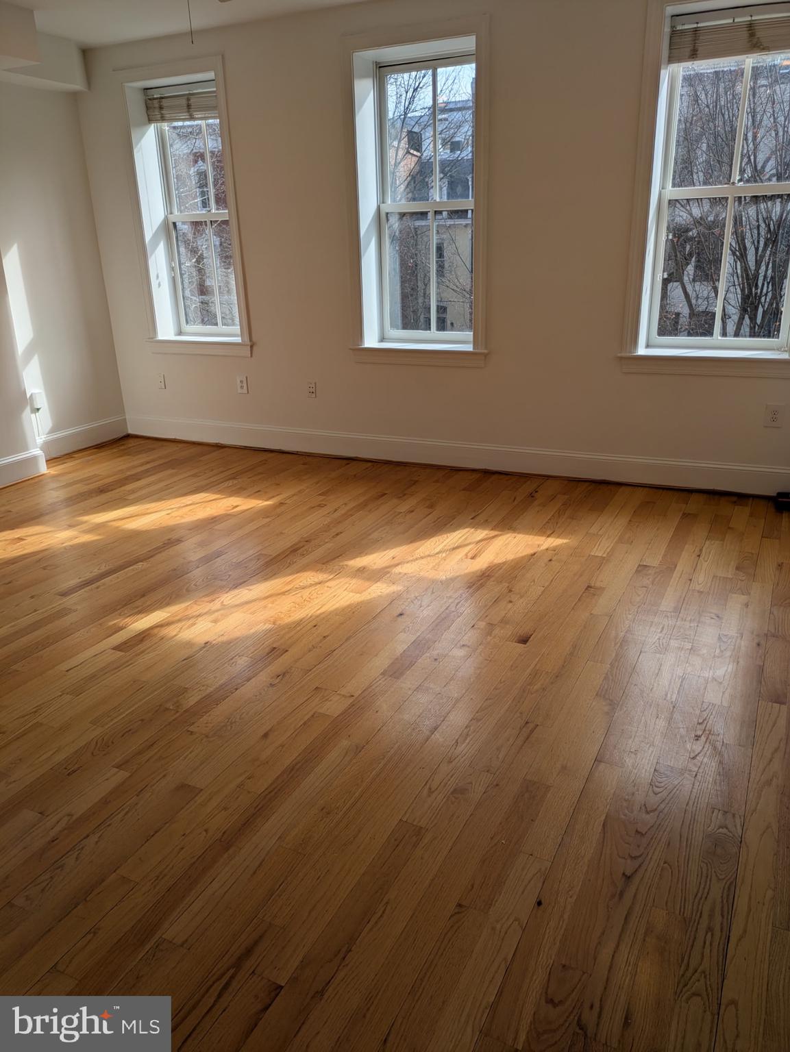 1421 Q Street Northwest, Unit 1 Washington, DC 20009 - Photo 10 of 19 a view of room with window and wooden floor