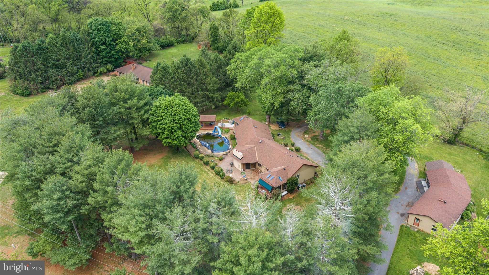 263 Bowling Green Road Front Royal, VA 22630 - Photo 54 of 75 an aerial view of a house with a yard