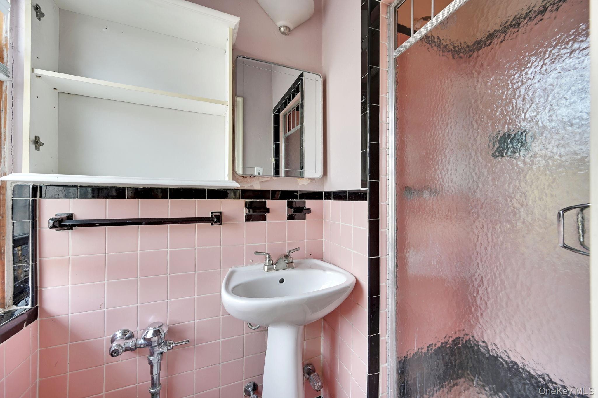 3131 Grand Concourse, Unit 3C Bronx, NY 10468 - Photo 15 of 27 a bathroom with a sink and a mirror