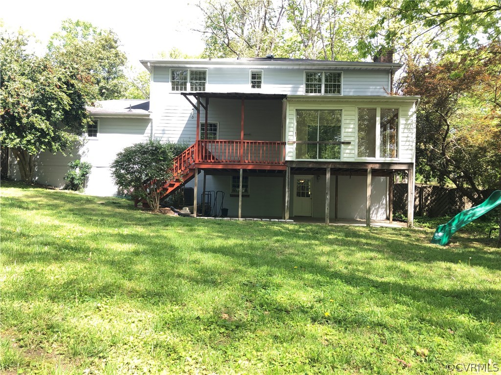 4025 Hidden Valley Road Chester, VA 23831 - Photo 23 of 23 a view of a house with a backyard