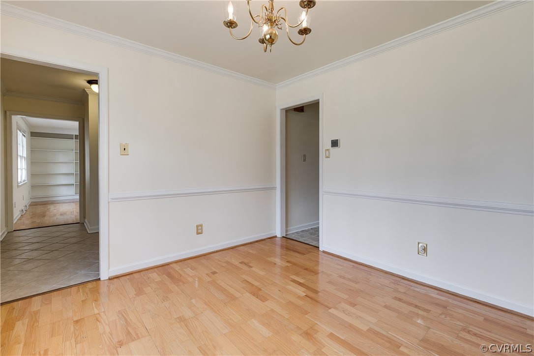 4025 Hidden Valley Road Chester, VA 23831 - Photo 6 of 23 wooden floor in an empty room