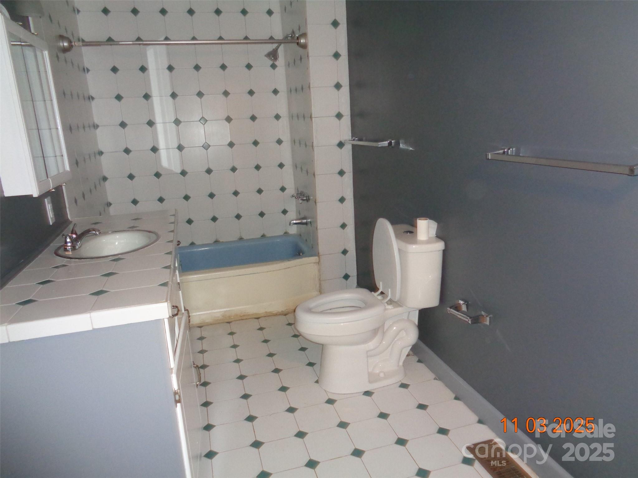 1412 Walt Arney Road Lenoir, NC 28645 - Photo 10 of 20 a bathroom with a toilet a sink and a shower