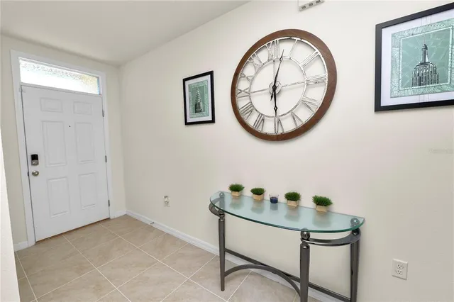 a view of a hallway with elevator