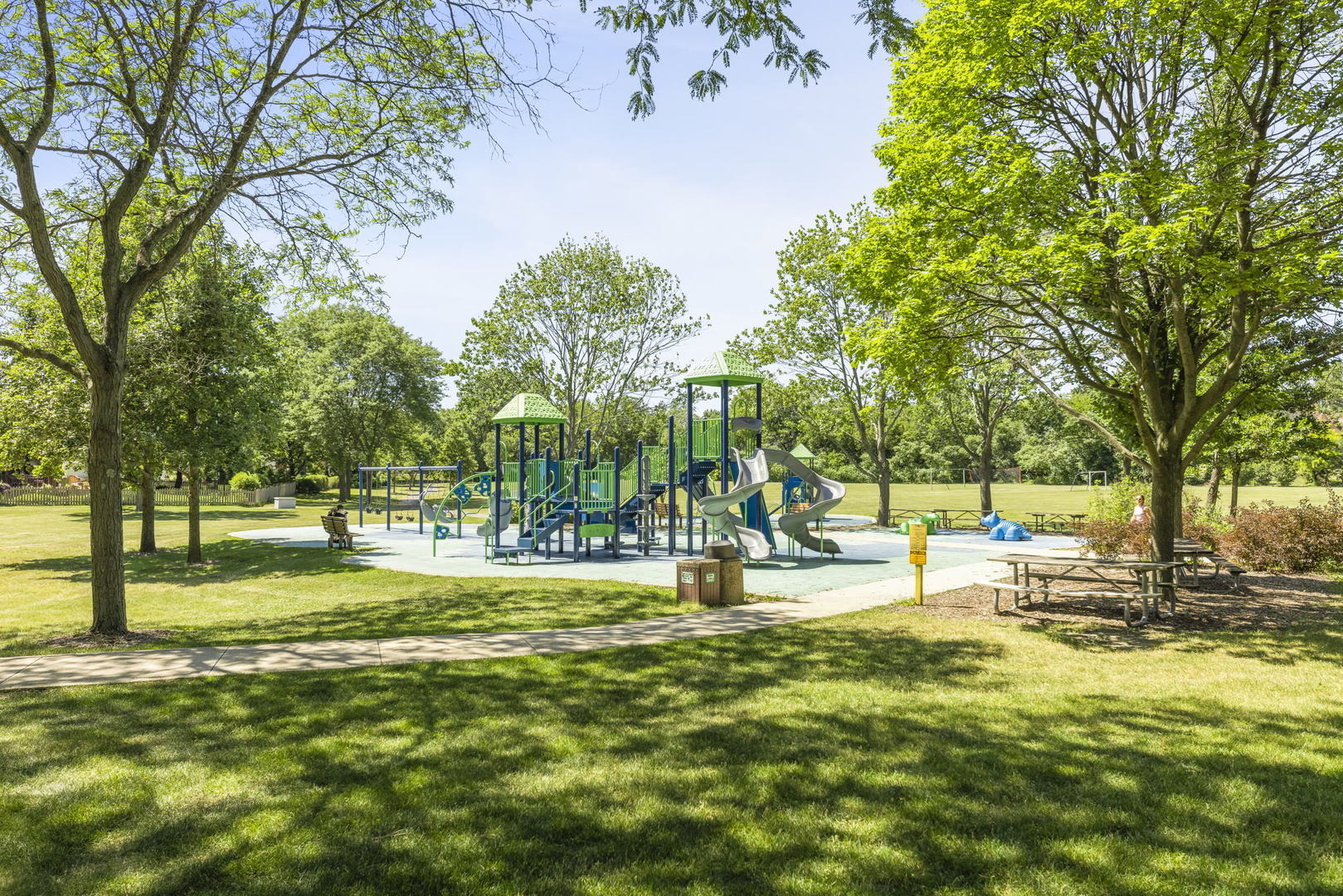 2037 Burnham Place Wheaton, IL 60189 - Photo 45 of 46 a view of a park with trees and grass