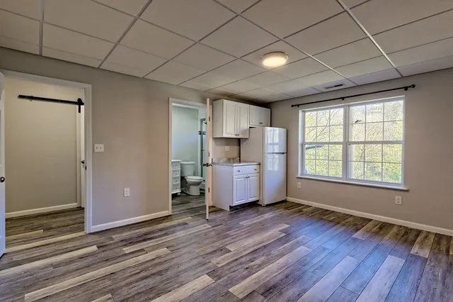 a view of a city and mountains